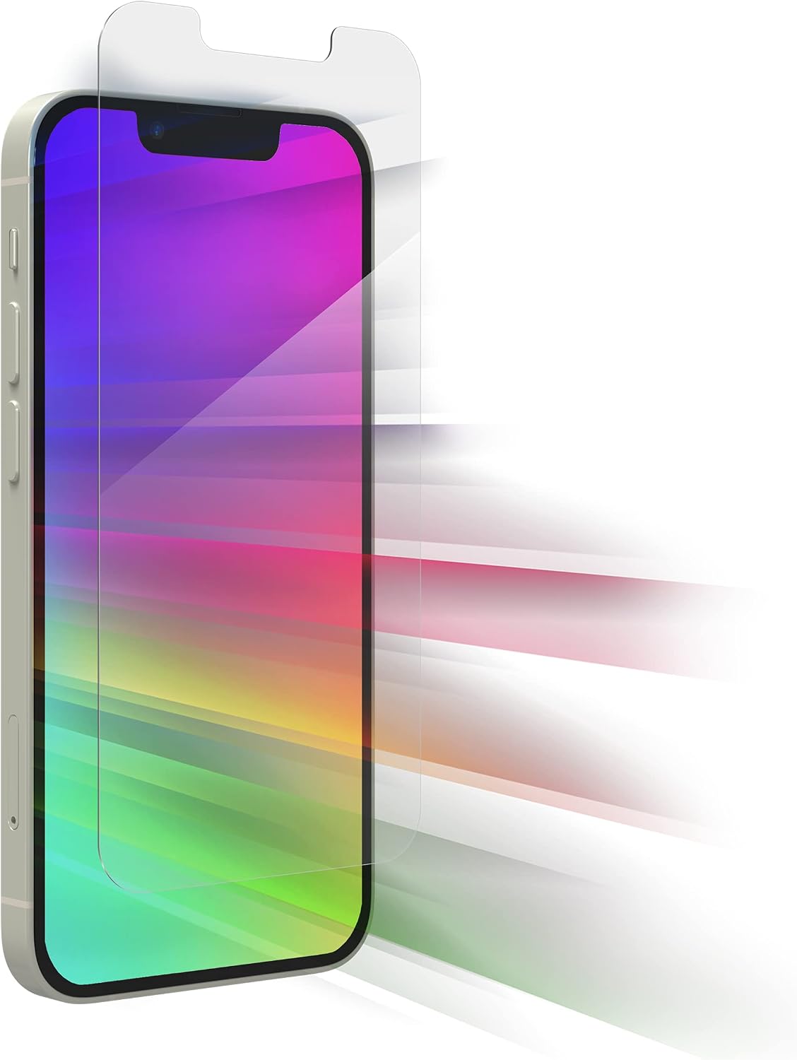 ZAGG Glass Elite VisionGuard+ Screen Protector - iPhone 12 Mini - Impact Protection, Scratch, Fingerprint, Smudge, InvisibleShield, Oil Resistant