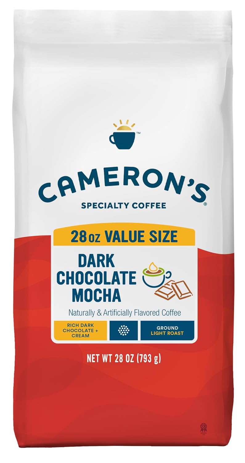 Cameron's Coffee Roasted Ground Coffee Bag, Flavored, Sea Salt Caramel, 32 Ounce
