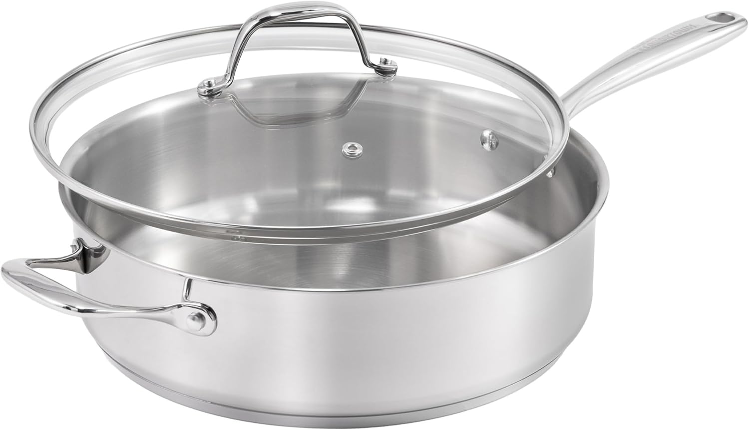 Guy Fieri's Flavortown 10-Piece Stainless Steel Cookware Set | Frying Pans, Saucepans, Saute Pan & Stock Pot, Oven-Safe up to 500F