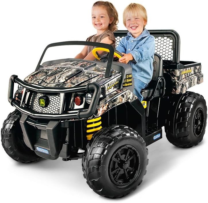 Peg Perego John Deere Gator XUV Realtree Camo Extra-Large 12 Volt Ride-on, Durable Design for Kids 3-8