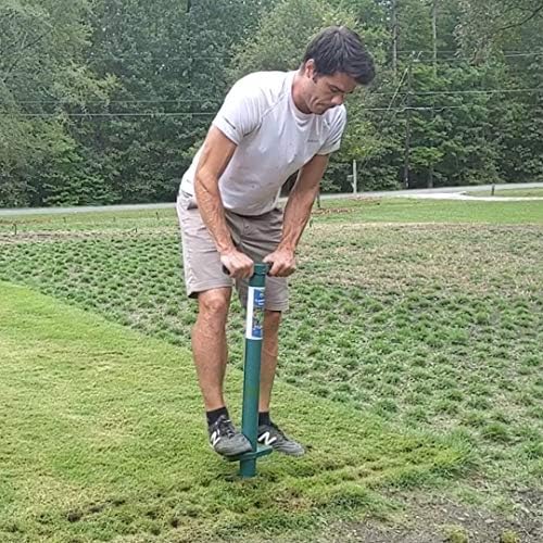 5-IN-1 Lawn Tool and Garden Tool, Bulb Planter, Weeder, Sod Plugger, Annual Planter, Soil Test