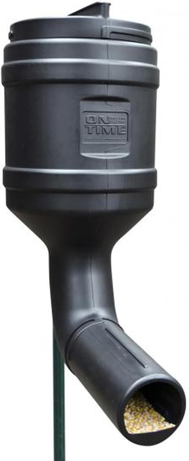 On Time T-Post Gravity Feeder, 80 lb. Capacity