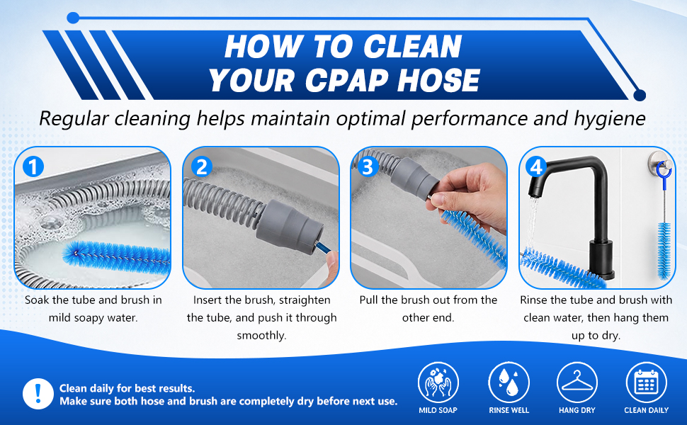 How to clean your cpap hose