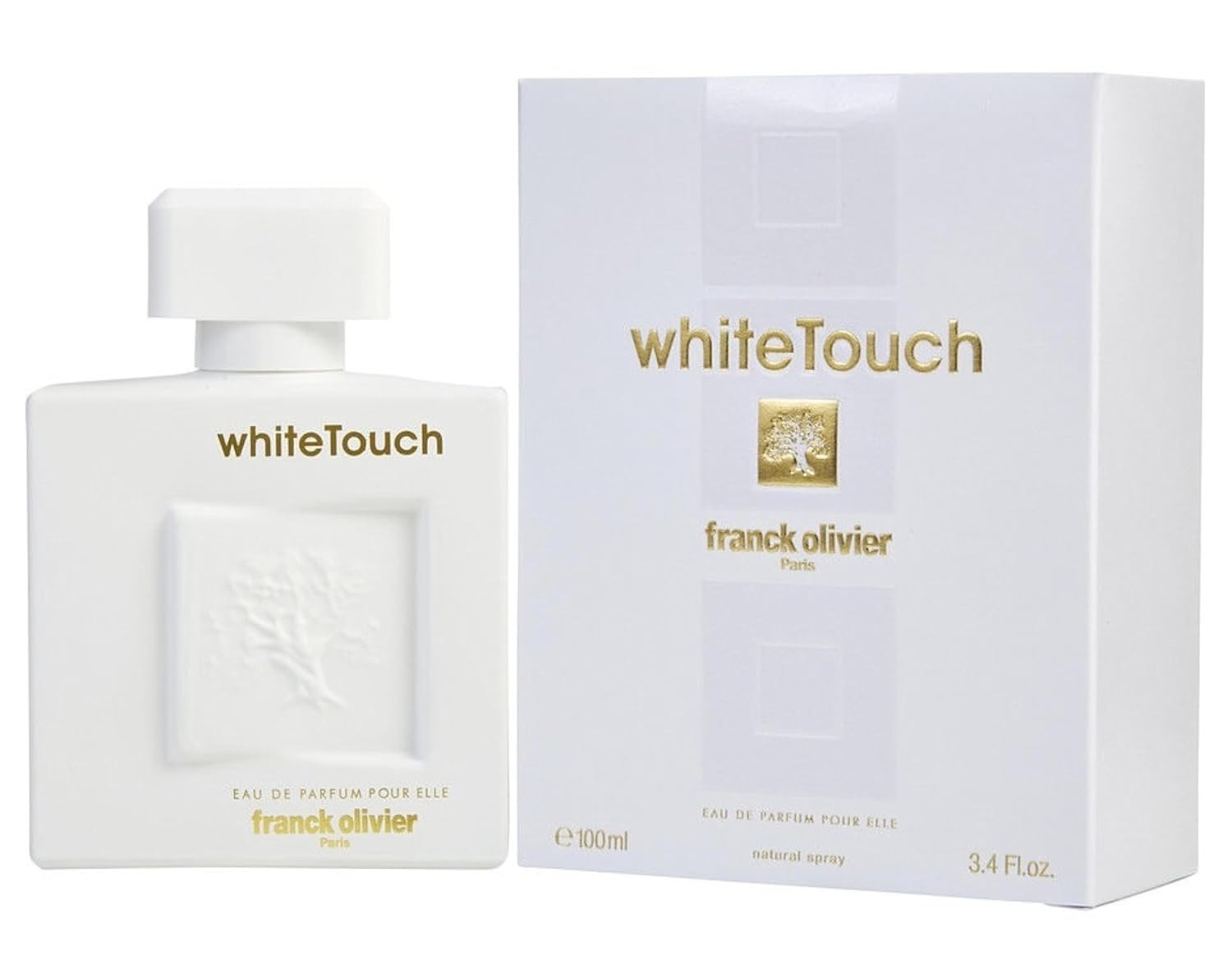 Franck Olivier White Touch Eau De Parfum Spray for Women, 3.4 Ounce