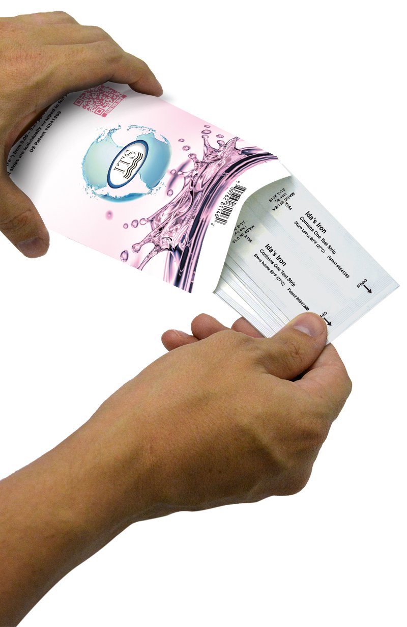 Industrial Test Systems 481146 Sensafe Iron (Ida's) Water Test Strips 30 Pack