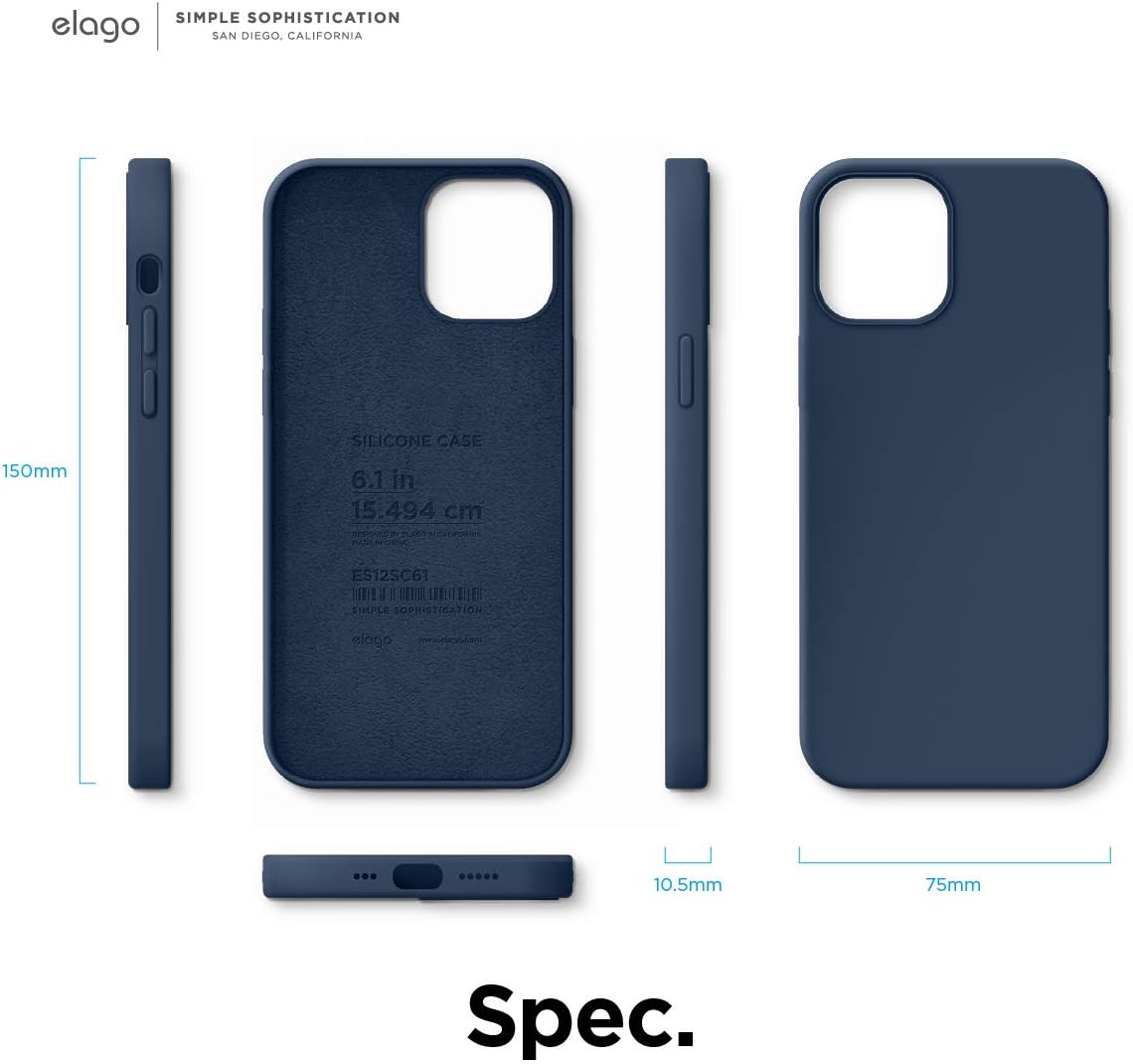 elago Premium Liquid Silicone Case for iPhone 12 Mini Lavender