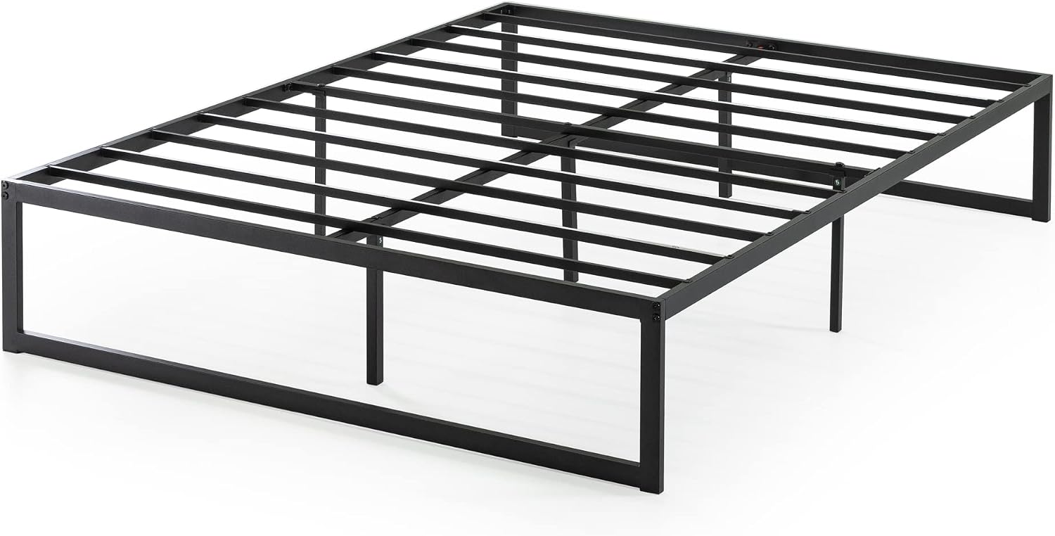 ZINUS Abel Metal Platform Bed Frame / Mattress Foundation with Steel Slat Support / No Box Spring Needed / Easy Assembly, Queen