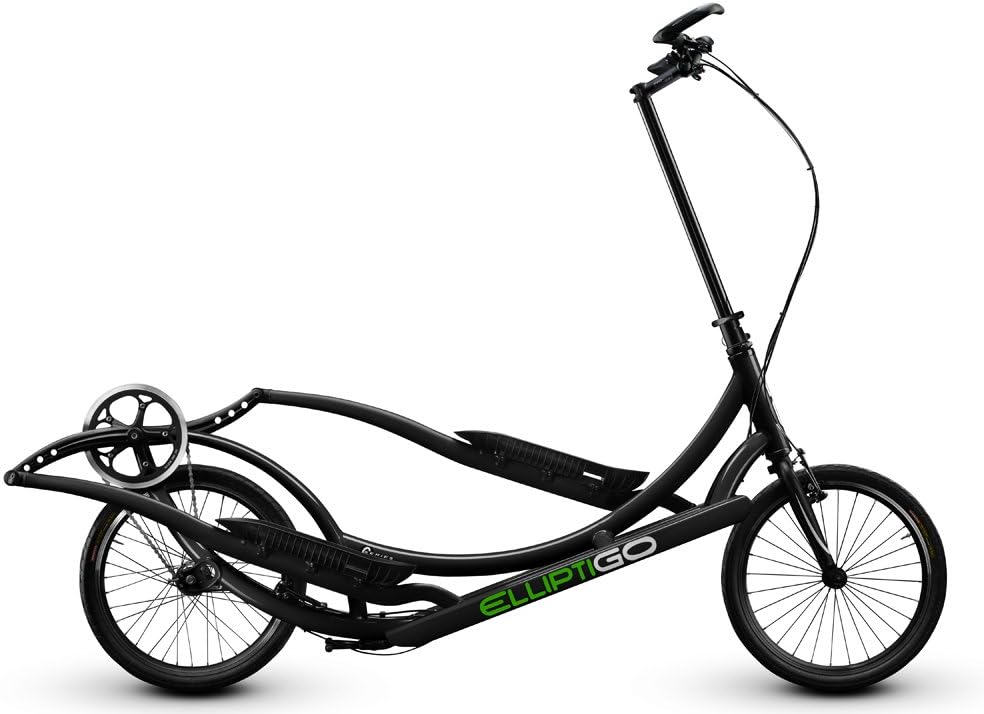 8C Long Stride Outdoor Elliptical Bike - Converts to Indoor Bike | Hybrid Outdoor and Indoor Cardio Trainer Exercise Bikes for Home, Elliptical Bicycle