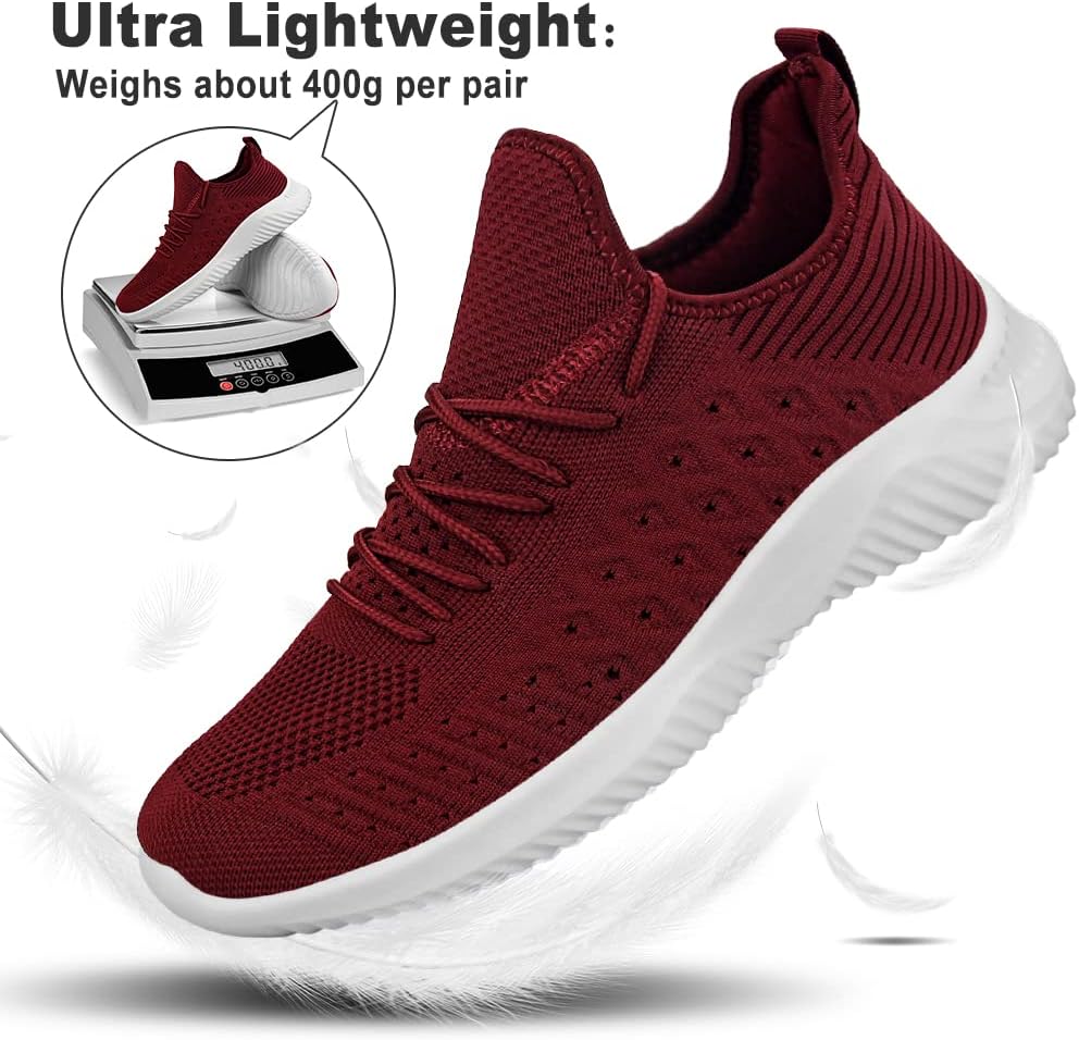 Feethit Mens Slip On Walking Shoes Mens Running Shoes Tennis Sneakers