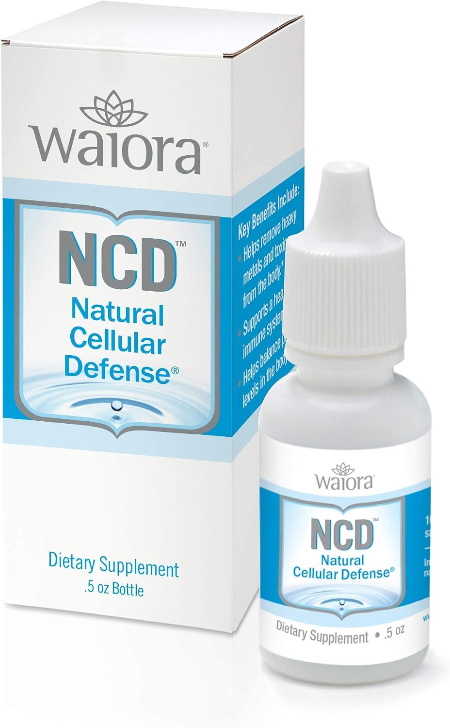 Natural Cellular Defense (NCD) Liquid Supplement, Advanced Mineral & Botanical Formula, Daily Immune & Cellular Wellness, Easy Absorption Drops
