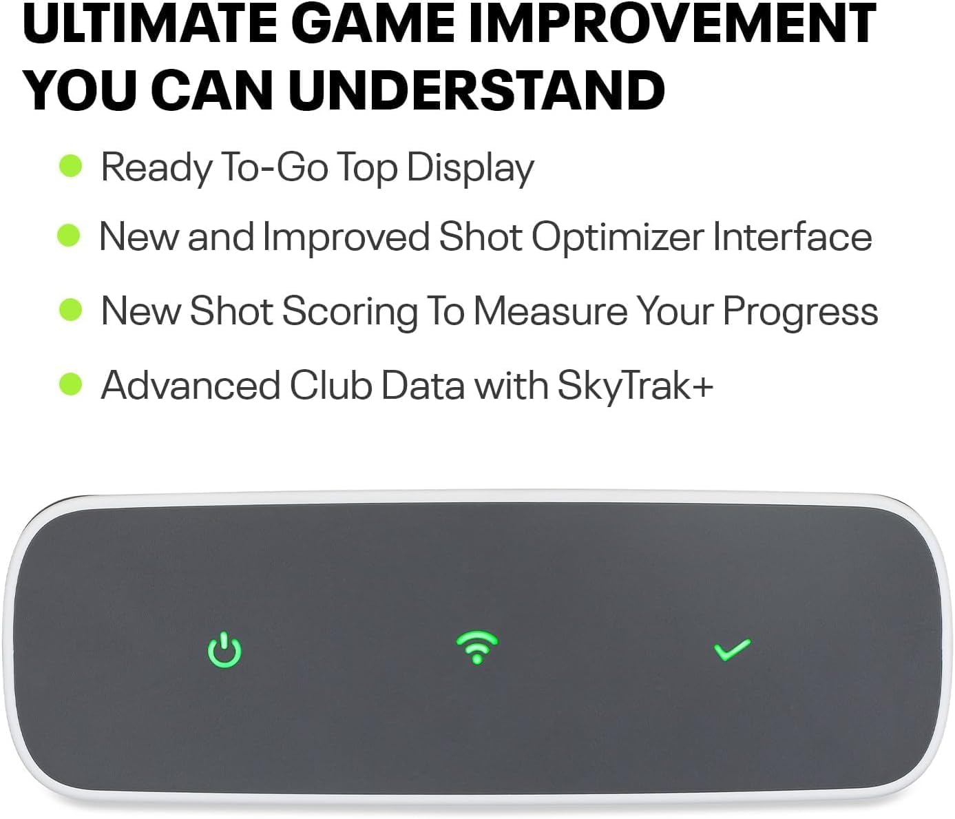 SkyTrak+ Golf Launch Monitor & Simulator with Free Foresight Course Play | Indoor/Outdoor Use, Dual Doppler Radar & Photometric Camera | Shot & Club Data, Real-Time Feedback, Simulation Ready