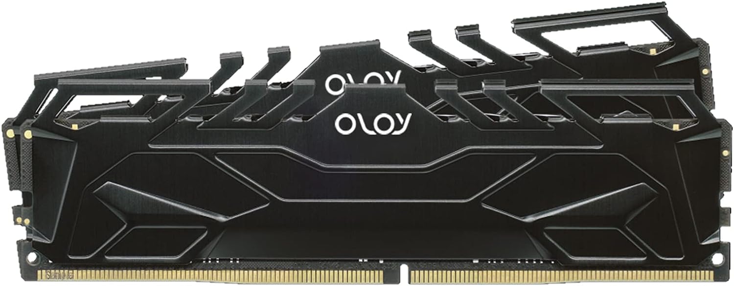 OLOy DDR4 RAM 16GB (2x8GB) Black Owl 2666 MHz CL19 1.2V 288-Pin Desktop UDIMM (MD4U082619BJDA)