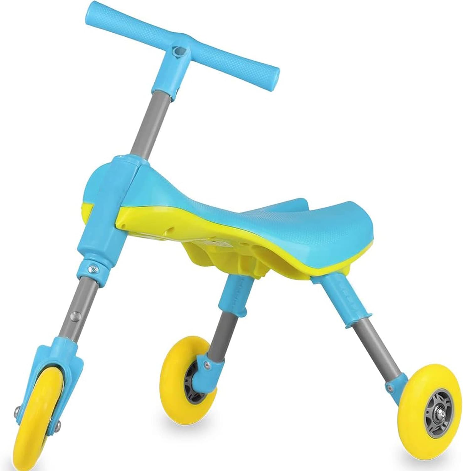 MEKBOK Fly Bike Foldable Indoor/Outdoor Toddlers Glide Tricycle - Blue