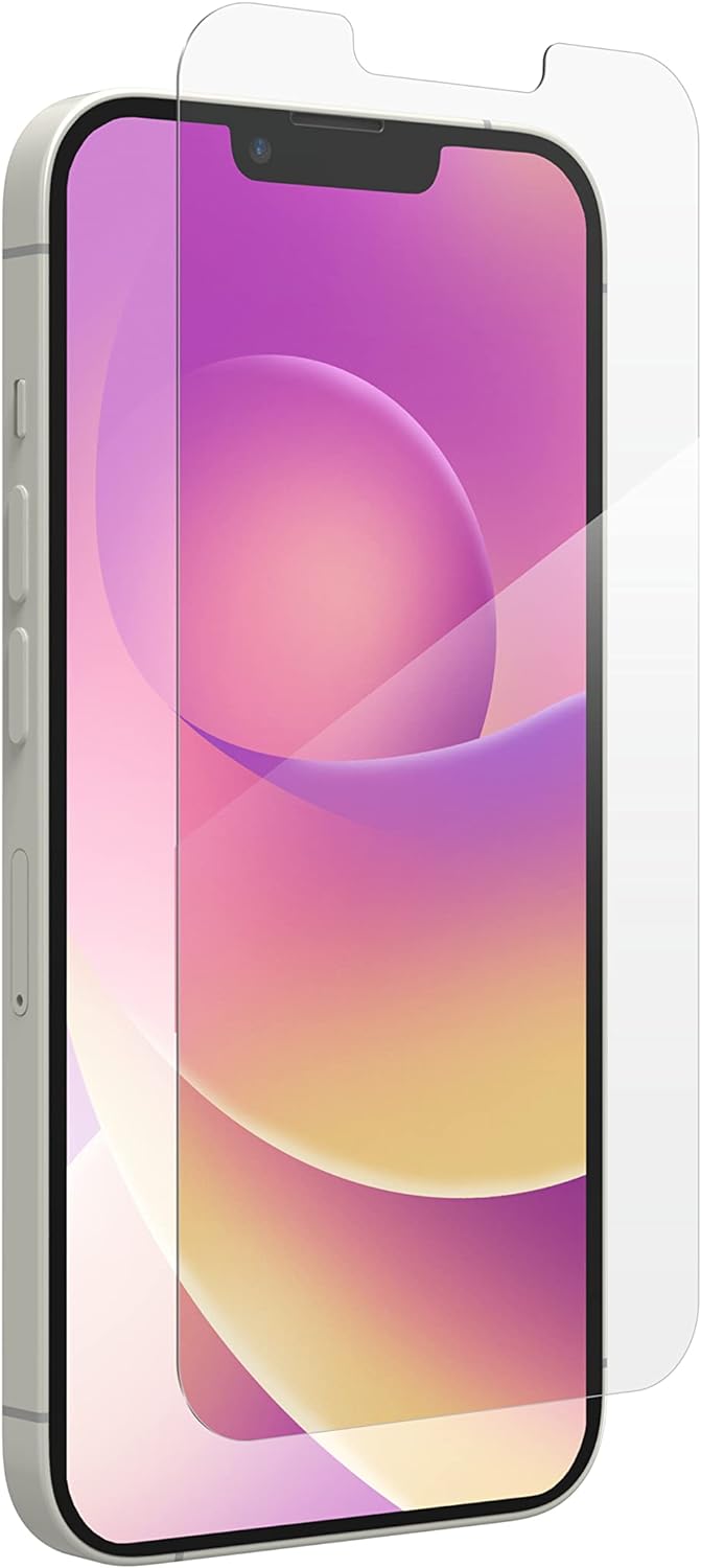 ZAGG Glass Elite VisionGuard+ Screen Protector - iPhone 12 Mini - Impact Protection, Scratch, Fingerprint, Smudge, InvisibleShield, Oil Resistant