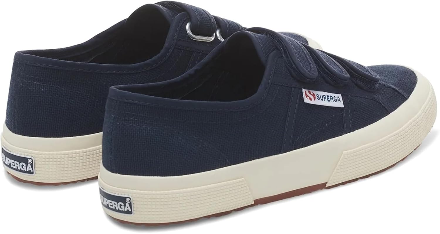 Superga Unisex 2750 Cot3strapu Cotton Canvas Sneakers with Touch Strap Fastening