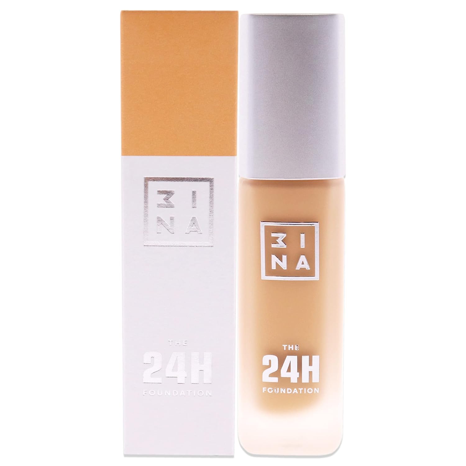 3INA The 3-in-1 Foundation – Liquid Foundation with SPF 15 – 12-Hour, Light to Medium Coverage – Skincare, Concealer, Coverage in One – 213 – 1.01 oz