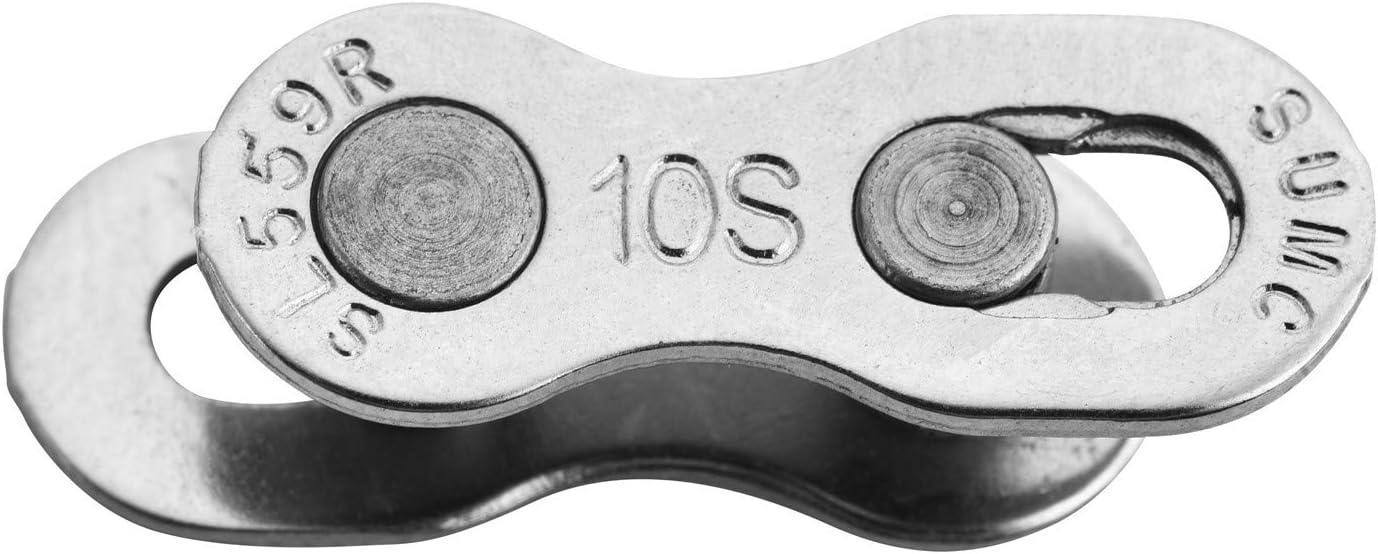 ZONKIE 10 Speed Removable Quick Split Chain Link in Silver x2