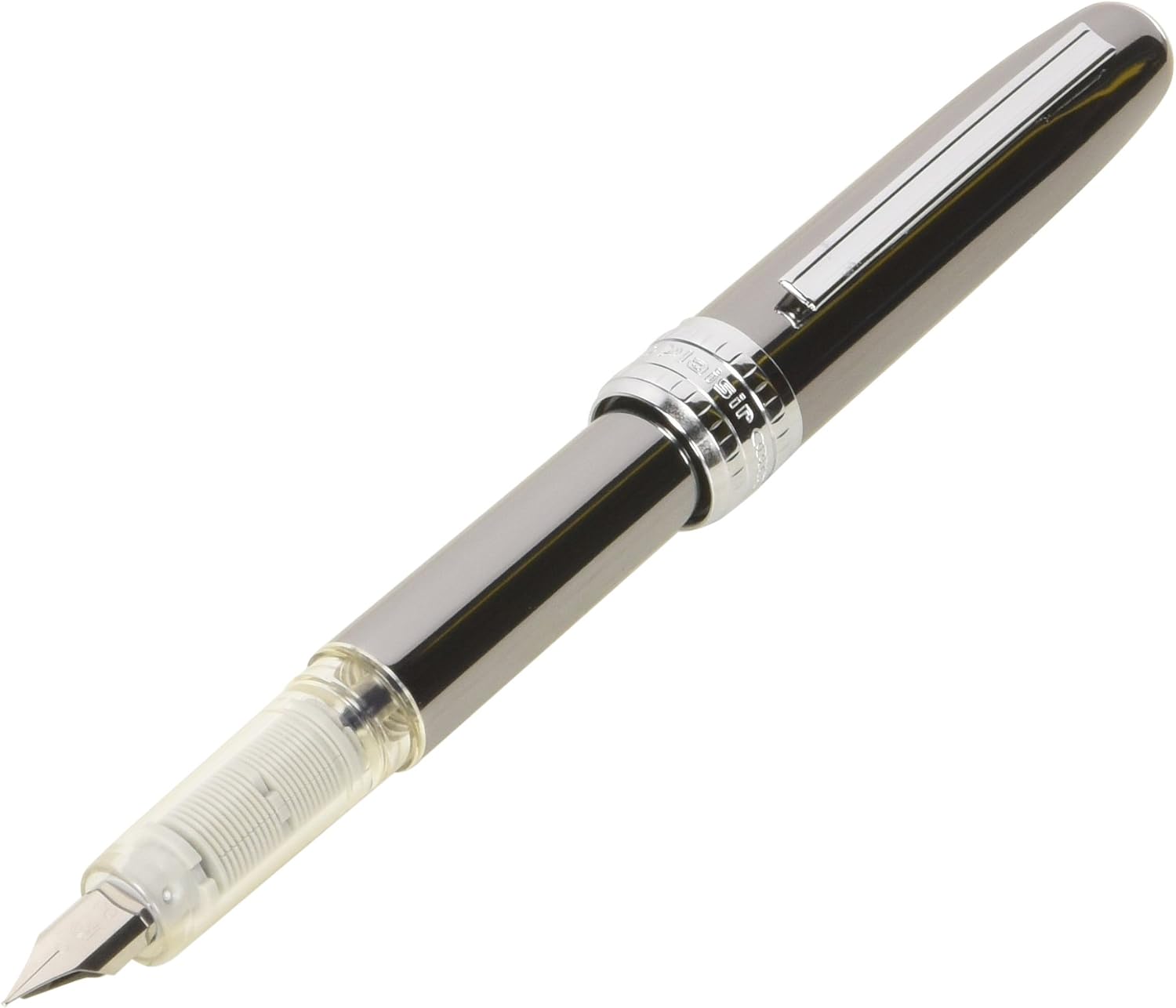 Platinum Plaisir Medium Nib Fountain Pen, Black (PGB-1000-#1-M)