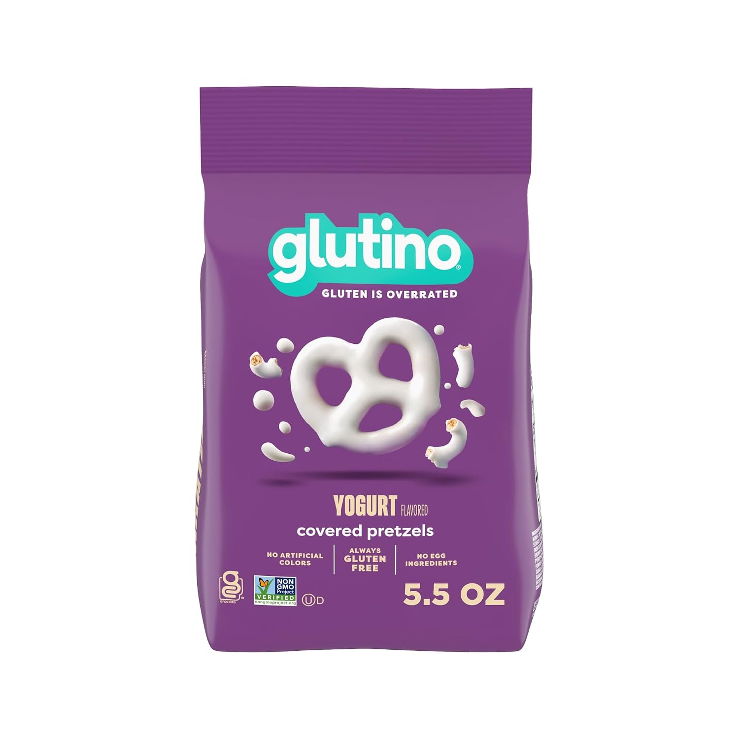 Glutino Chocolate Fudge Covered Pretzels, 5.5 Ounce (Pack of 1)