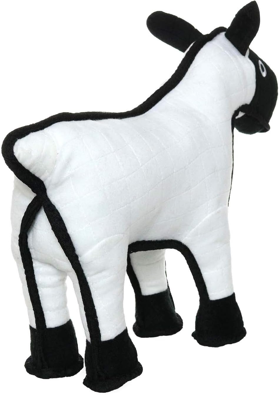 TUFFY® : Cow Dog Toy: Ultra Durable Plush Toy with Multiple Layers & Reinforced Seams, Washable and Floats, Original Construction
