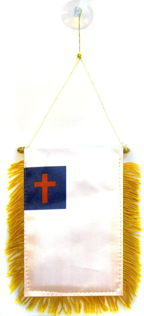 AZ FLAG Nicaragua Pennant 4x6 in 100D Polyester Suction Cup | Outdoor use Nicaraguan 15x10 cm triangular pennant stitched edges and reinforced finish