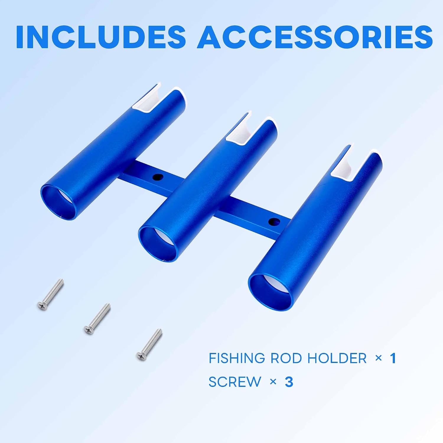 Aluminium Fishing Rod Holders for Boat, Wall-Mounted Fishing Pole Roof Rod Rack,Surf Fishing Rod Holder for Truck, Boats & Yacht