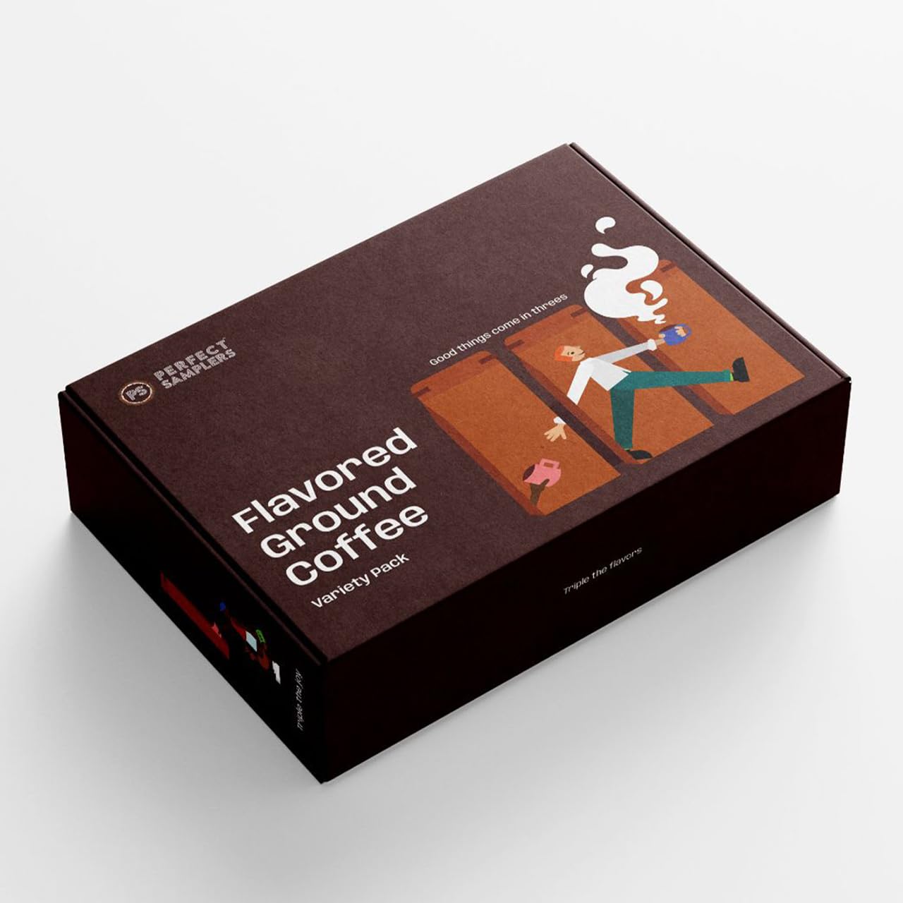 Perfect Samplers Coffee, Tea, Cider,Cappuccino For Keurig K Cups Brewers, Mix 40 Count