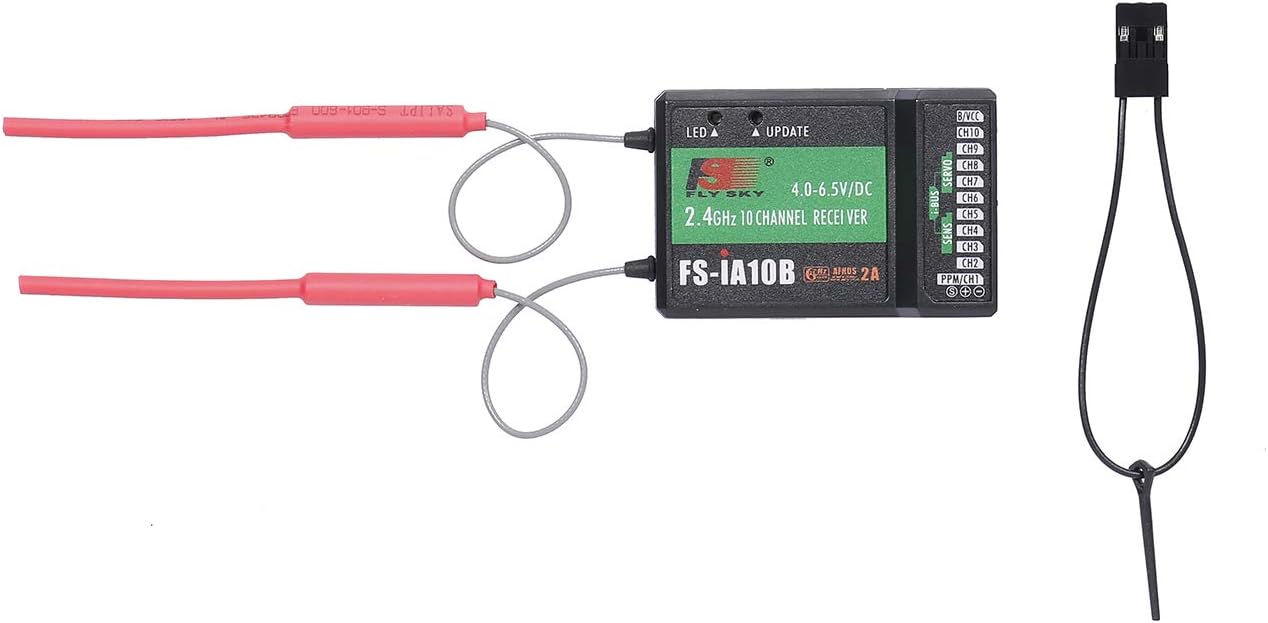 GoolRC Flysky FS-iA10B Receiver 2.4G 10CH for Flysky FS-i6 FS-i6S FS-i10 Transmitter