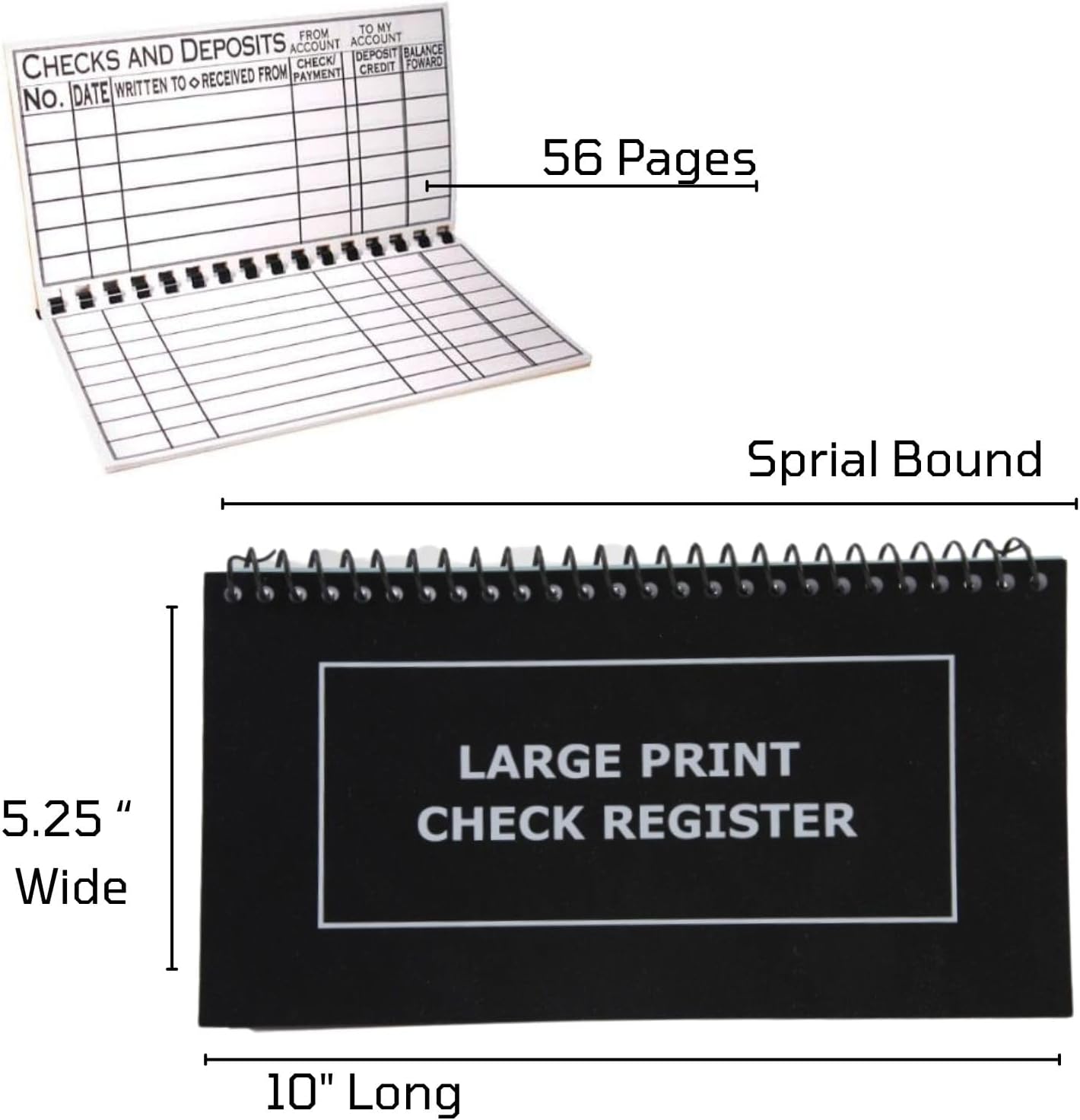 The Giant Print Check Register