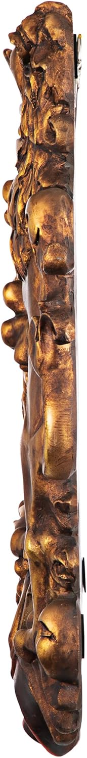 Design Toscano Heraldic Royal Lions Coat of Arms Wall Sculpture, 30 Inch, Full Color