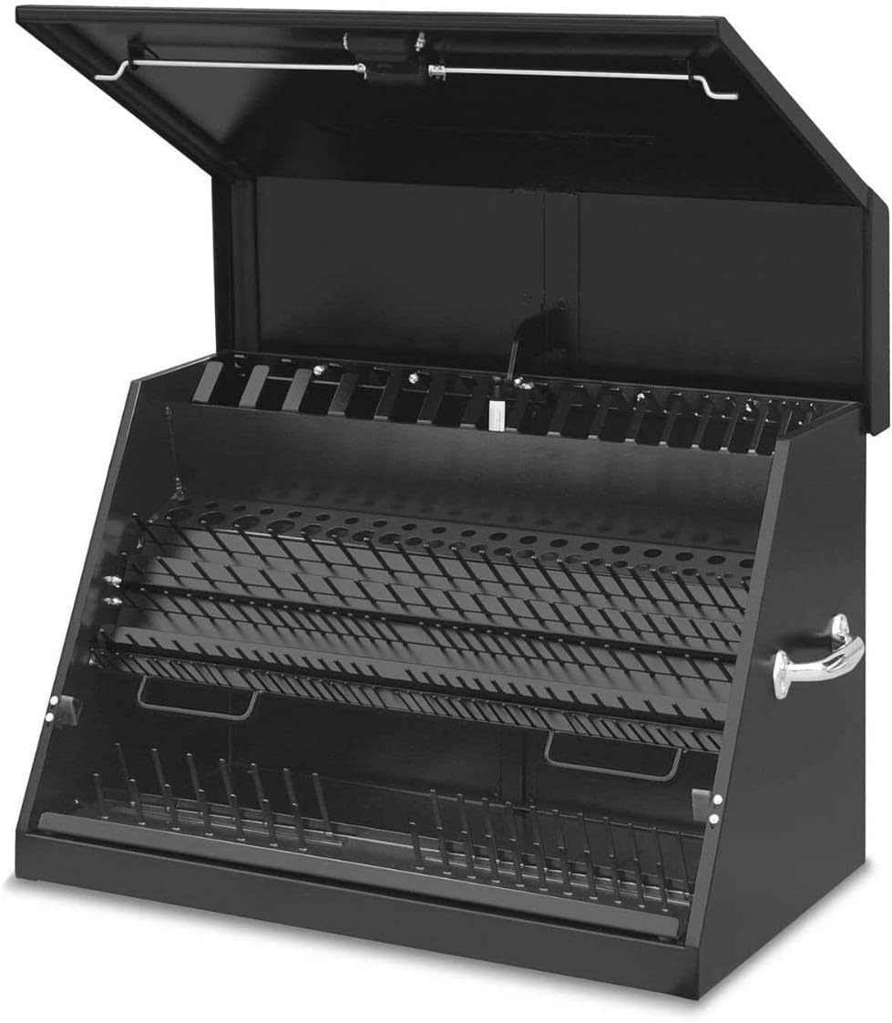Montezuma ME300B 30-Inch Portable TRIANGLE Toolbox, Black