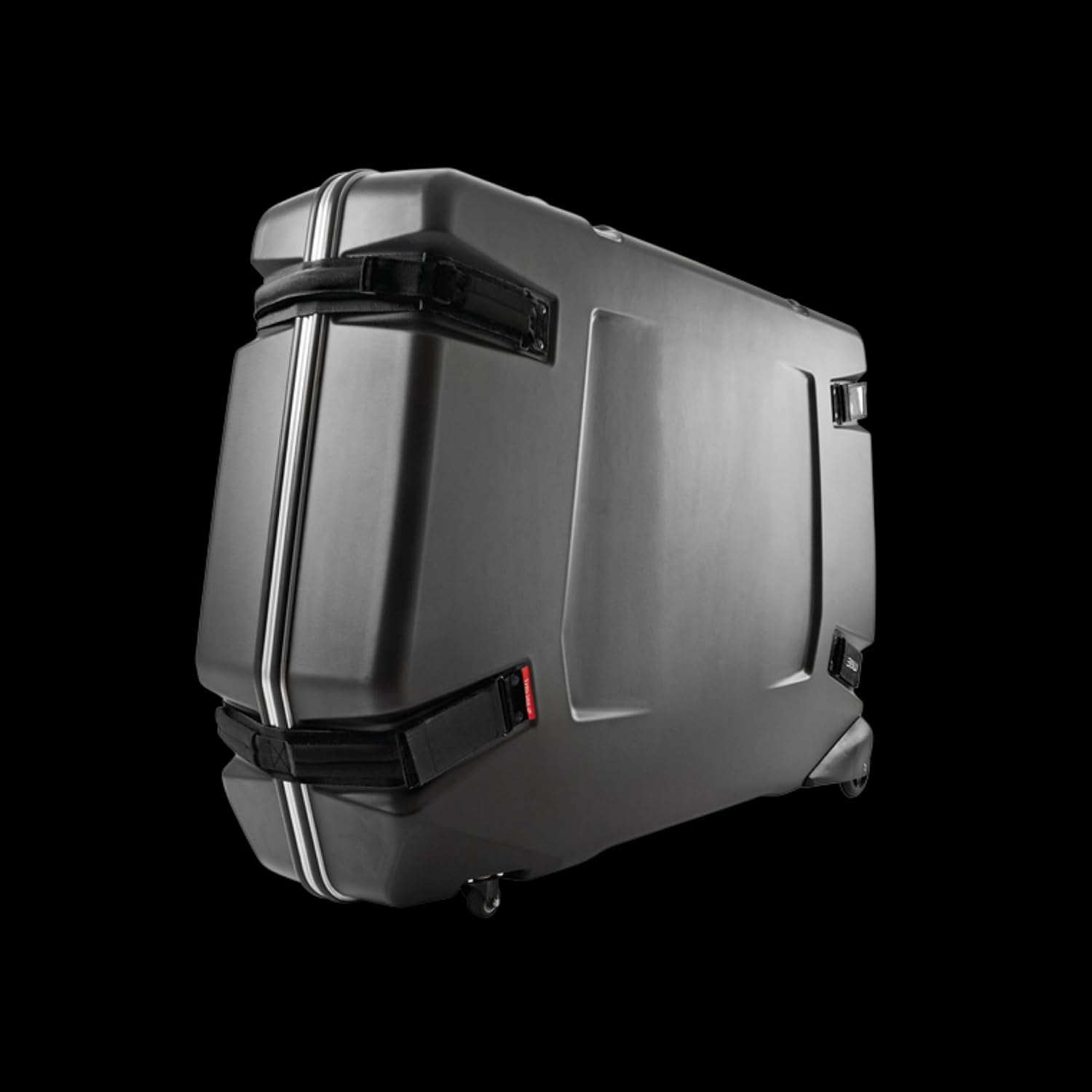 B&W Bike Case 2.0 Hard Shell Bike Travel Case - ABS Shell with Aluminum Rim - Road, Triathlon, Mountain Bikes up to 29 Inch - Frame Suspension