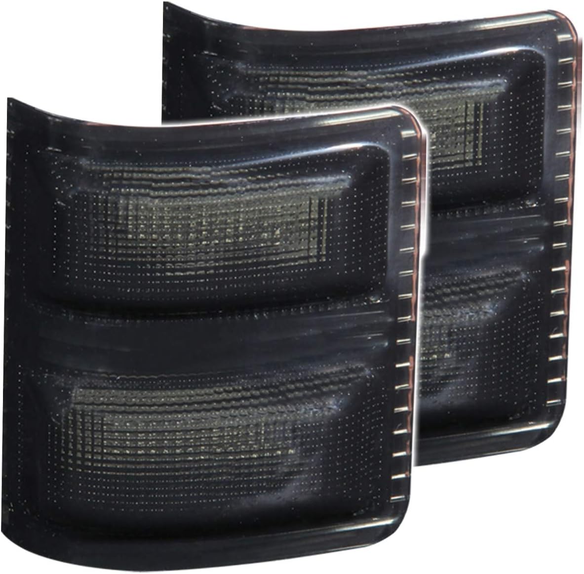 AnzoUSA 861103 Smoke/Amber LED Mirror Turn Signal Light for Ford - Pair