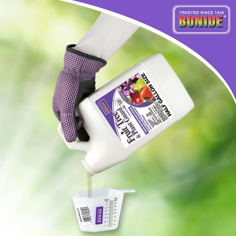 Bonide Fruit Tree & Plant Guard, 32 oz Concentrate | Multi-Purpose Fungicide, Insecticide, Miticide, For Home Gardening