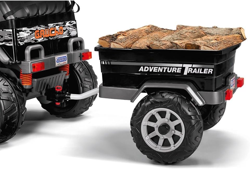 Peg Perego Adventure Trailer Ride On, Black