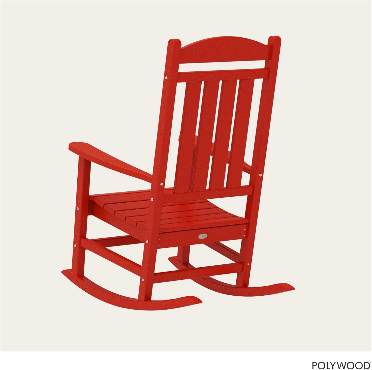 POLYWOOD Presidential Rocking Chair in White