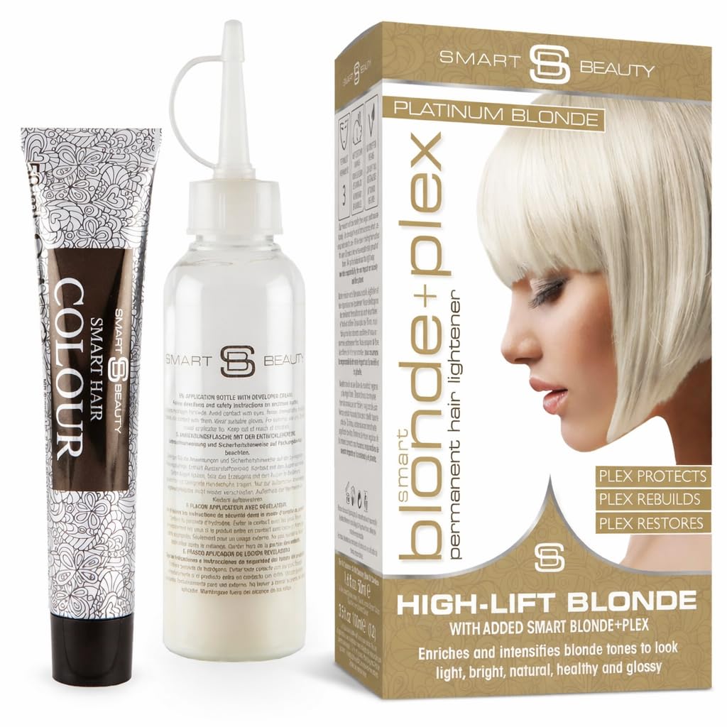 Smart Beauty Blonde Bleach-It, The Ultimate Lightener for Dark Hair, Perfect for Highlighting and Vibrant Pastel Colour, Hair Bleach Kit, Vegan & Cruelty Free