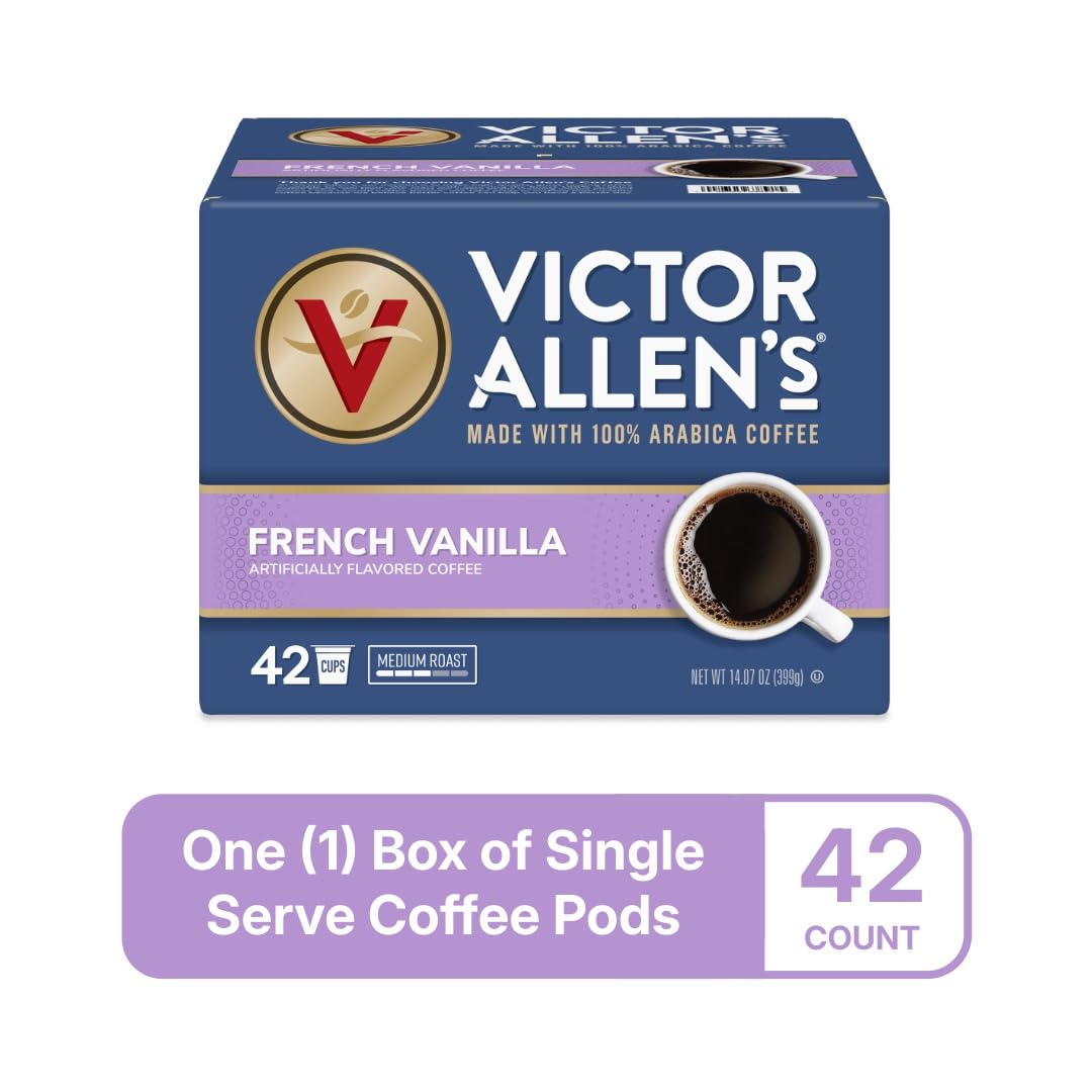 Victor Allen's Coffee Hazelnut Flavored, Medium Roast, 1 Pack - 12 Count, Single Serve Coffee Pods for Keurig K-Cup Brewers