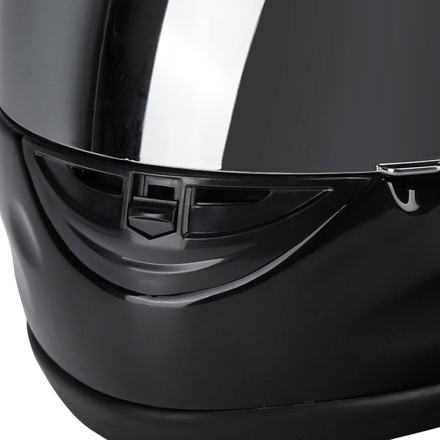 TCMT Adult Full Face Street Dirt Bike ATV Off-Road Motorcycle Helmet DOT | Washable Inner Liner, Optimized Airflow Vents, Gloss Black