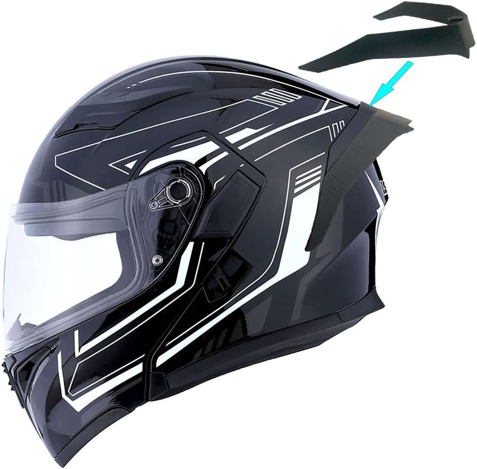 1Storm Motorcycle Modular Full Face Helmet Bike Flip up Dual Visor Sun Shield: HB89 Matt Black