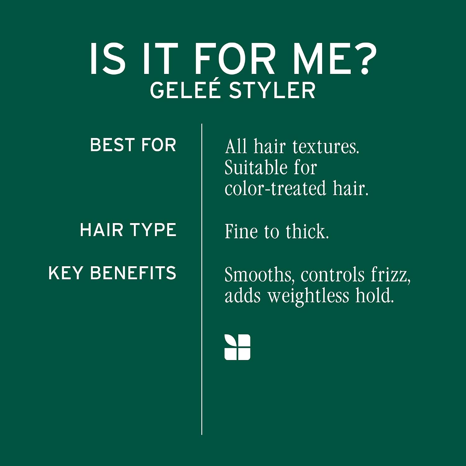 Biolage Styling Gelée – Medium Hold | Styling Gel for Slick Backs and Heatless Curls, Firm Hold, Adds Shine & Controls Frizz, Vegan & Cruelty-Free