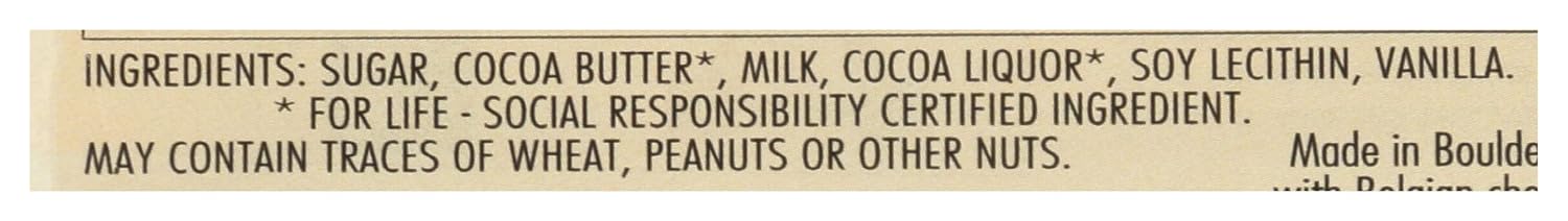 Chocolove, Bar Milk Chocolate Pure Mini, 1.3 Ounce