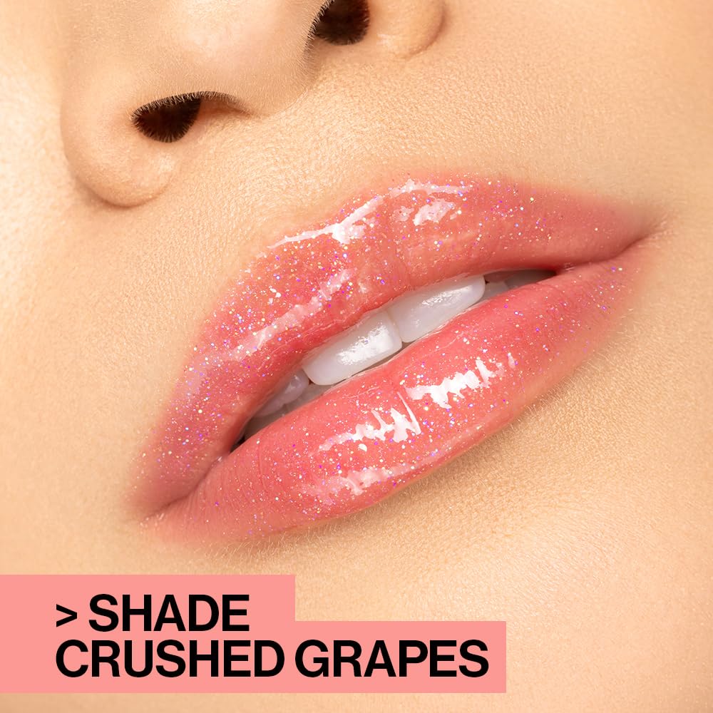 wet n wild MegaSlicks Lip Gloss, Ultra-Glossy, Vitamin-E Enriched, Ultra-Gloss High Shine Moisturizing, Cruelty-Free & Vegan - Bronze Berry