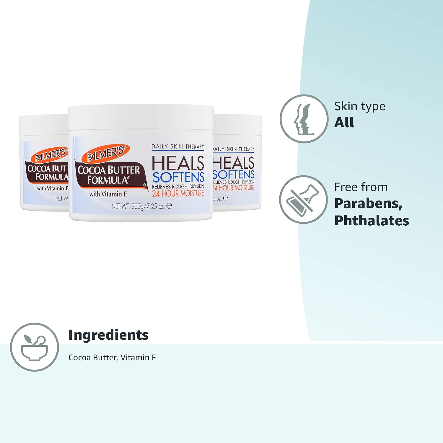 Palmer's Solid Body Lotion, Cocoa Butter Formula with Vitamin E (7.25 Oz) | Body Moisturizer with Vitamin E for Extremely Dry Skin, Softens and Soothes, Helps Smooth Marks, Tone Skin, 48 Hour Moisture