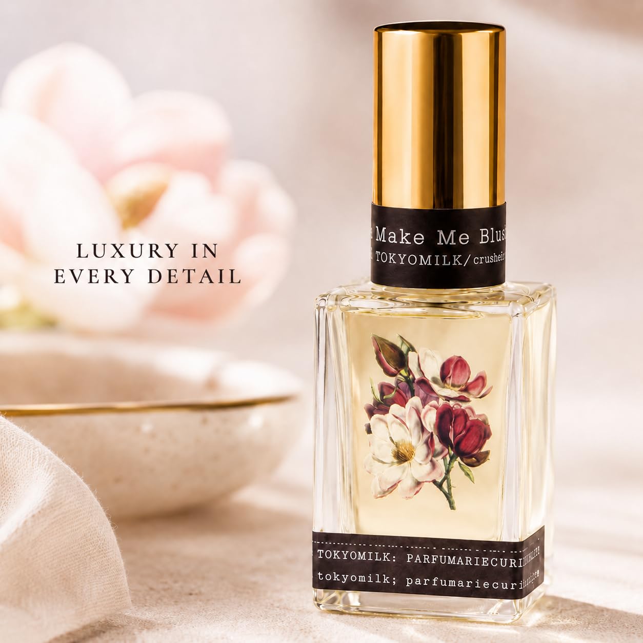 TOKYOMILK Eau de Parfum, 1 fl oz, 29.5 ml, Luxury Spray Fragrance for Women, Signature Ladies Scent, Beauty & Self Care Essentials, Functional & Beautiful Vanity Decor