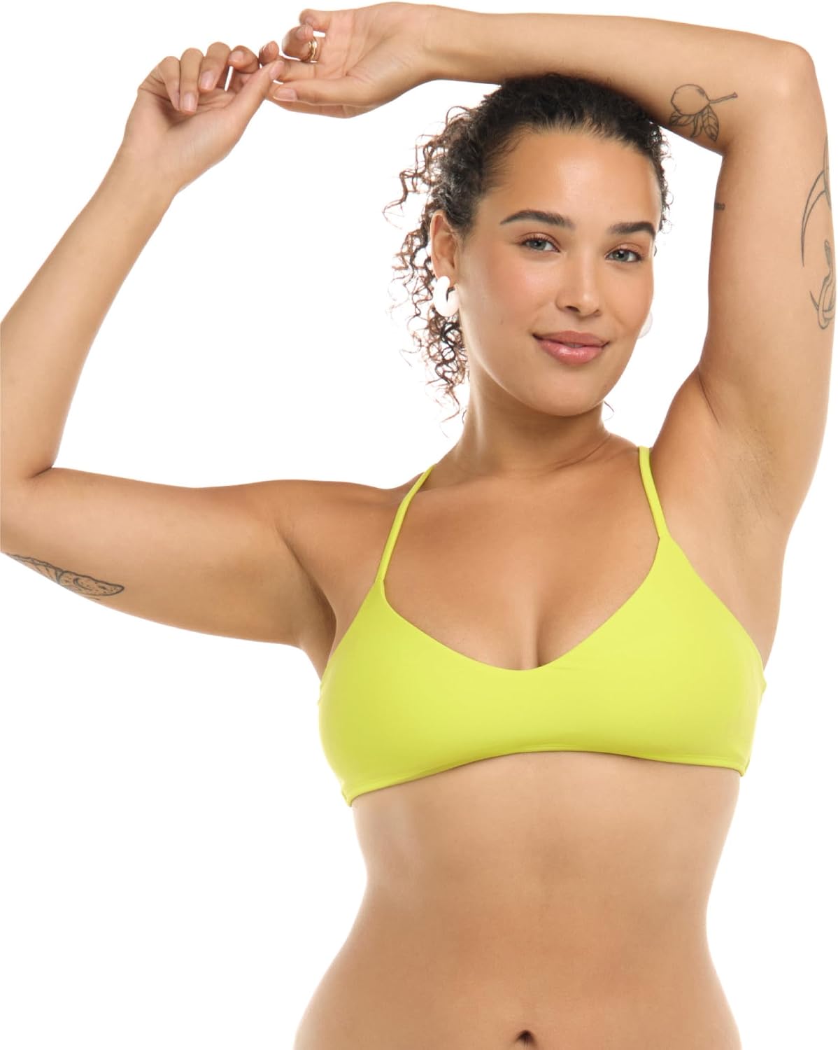 Body Glove Standard Smoothies Alani Solid Strappy Back Bikini Top for Women