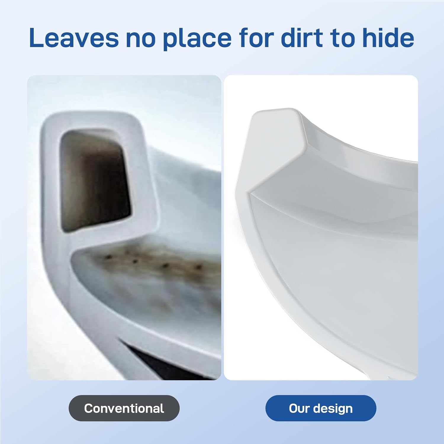 Two-Piece Toilets for Bathrooms, Comfort ADA Toilet with 19" Height, Elongated with Soft Close Seat, Power Flush 1.28 GPF