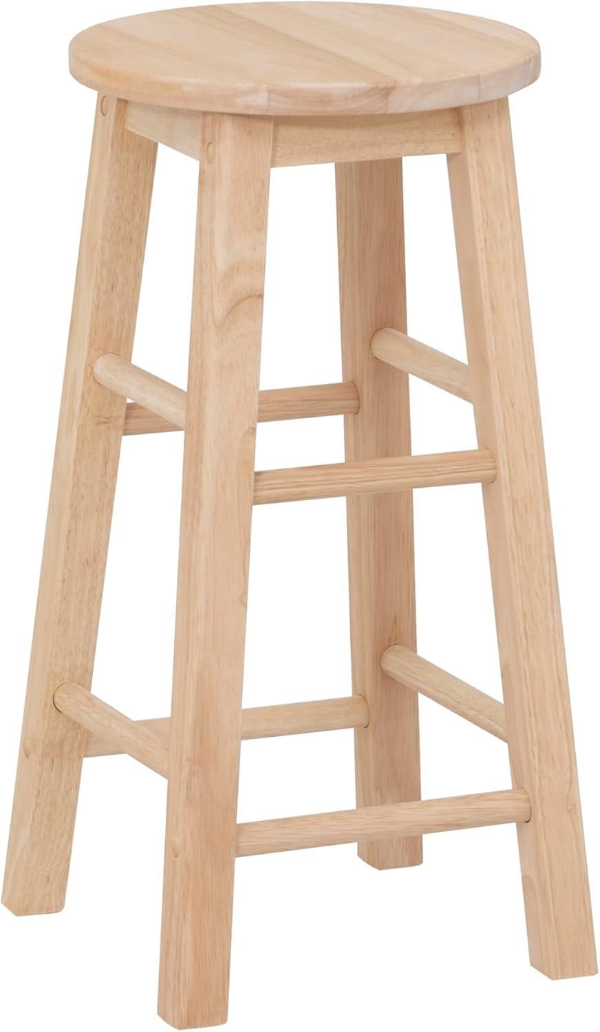 Linon 29-Inch Barstool With Round Seat