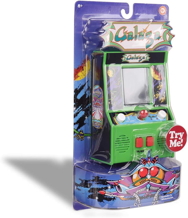 Basic Fun Galaga Mini Arcade Game (4C Screen)