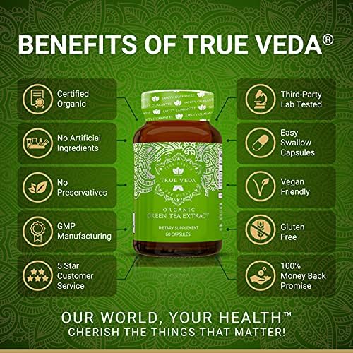 USDA Organic Green Tea Extract, Natural EGCG, Low Caffeine